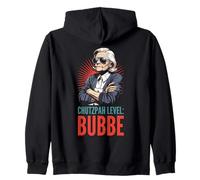 Livello Chutzpah Bubbe ebraico ebraico Cultura ebraica ebraica ebraica Felpa con Cappuccio