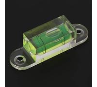 Livello di Bolla di Cristallo Verde 2,2 * 0,6 * 0,6 Pollici, Bolla a Livello Piccolo per Equilibrio, Scala Elettronica, Calibrazione della Fotocamera con Fori di Montaggio