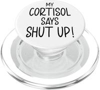 Livello Di Cortisolo Solo Testo Meme Dicendo "cortisolo PopSockets PopGrip per MagSafe