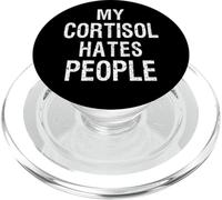 Livello Di Cortisolo Solo Testo Meme Dicendo "cortisolo PopSockets PopGrip per MagSafe