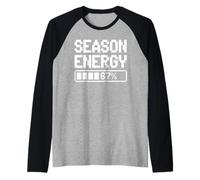 Livello di energia stagionale Retro Gamer Maglia con Maniche Raglan
