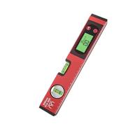 Livello digitale, Goniometro Magnetico Con Inclinometro, Livella Digitale Ad Alta Precisione, Elettronico For Edilizia E Lavorazione Del Legno,per la costruzione di misurazioni(Red-30cm)