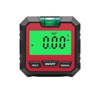 Livello digitale, Inclinometro Digitale Con Misuratore Di Righello Smussato, Goniometro, Angolo, Retroilluminazione A Base Magnetica,per la costruzione di misurazioni(Red-with-spray)