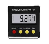 Livello digitale, Inclinometro Digitale Nuovo Goniometro Angolare Mini Cercatore Elettronico Da 360 Gradi Strumenti Di Misurazione Scatola Livello,per la costruzione di misurazioni