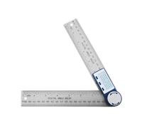Livello digitale, Righello Angolare Con Display Digitale Due In Uno, Goniometro, Calibro A Corsoio Multifunzione, Grande Schermo, 1 Pz,per la costruzione di misurazioni(Silver)