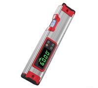 Livello elettronico digitale, goniometro in lega di alluminio con pendenza magnetica impermeabile, IP54, per uso verticale e orizzontale (300 mm)