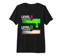 Livello Gamer 4 Completa 5 Transizione Scuola di Caricamento Maglietta Premium