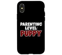 Livello Genitoriale Cucciolo Divertente Nuovo Cane Proprietario Custodia per iPhone X/XS