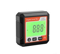 Livello goniometro digitale magnetico con forte base magnetica, doppia modalità di misurazione dell'angolo assoluto e relativo, conversione percentuale pendenza, risoluzione 0,05 ° (LL030)