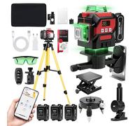 Livello Laser Cantiere Autolivellante 4 x 360 °, Lazer Livelli 4D 16 Linee, Live