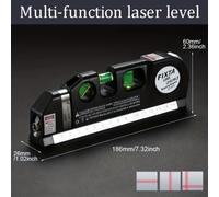 [Livello laser multifunzione] Kit livello laser multifunzione, strumento livello laser a linea - livello laser a linea incrociata standard, livellatore a linea laser, strumento a fascio laser, misura