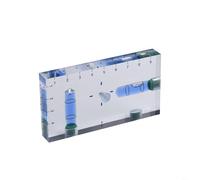 Livello magnetico bidirezionale trasparente della bolla del livello magnetico di direzione di alta precisione nella chiara progettazione per vari compiti