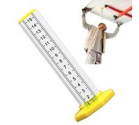 Livello Magnetico,Regolo Di Livellamento Per Soffitti | con Base Magnetica, Doppia Funzione, Gauge di Precisione e Righello Segnalatore Altezza per Giardino, Pareti, Pavimenti, Garage, Casa e
