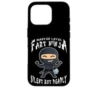 Livello Master Fart Ninja Silenzioso ma mortale divertente e Custodia per iPhone 16 Pro