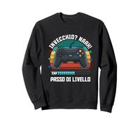 Livello Sbloccato - Level Up Upgrade Gamer Nerd Retro Felpa