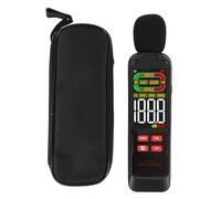 Livello sonoro del misuratore portatile Decibel Misurare una retroilluminazione LCD di commutazione ponderata C per i cantieri