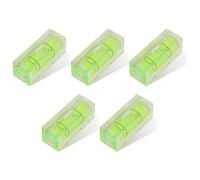 Livello Spirit Spirit di Small Bubble, 5pcs 15 * 15 * 40mm/0.6 * 0.6 * 1.6in Mini Square Bubble Livello per livellare fonografi, fotocamera, trescope, telescopio
