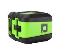 Livello verde autolivellante, linea trasversale a 2 linee, alta precisione ±3mm/10m, IP54 per uso interno, con base magnetica, livellatore per costruzione e