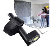 Livello verticale in alluminio con geometria ad angolo retto e centraggio basato su bolle per la valutazione strutturale (arancione)