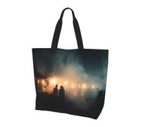 Lively Night Market Light - Borsa a tracolla da donna, riutilizzabile, robusta e durevole, per spostamenti quotidiani