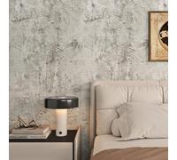 Livelynine Carta da Parati Adesiva Muro Grigio Cemento Carta da Parati Autoadesiva Muro Camera da Letto Soggiorno Cemento Grigio Chiaro Carta Adesiva per Mobili Cucina Top Bagno Armadio Tavolo 40CMx2M