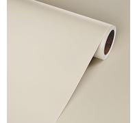 Livelynine Carta da Parati Beige Adesiva Muro 90CMx500CM Carta da Parati Autoadesiva Muro Beige Camera Letto Bagno Lavabile Pellicola per Mobili Adesiva Cucina Cassetti Adesivo per Mobili Tinta Unita