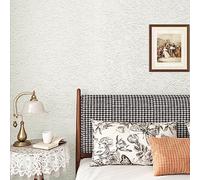 Livelynine Carta da Parati Bianca Adesiva Muro Lavabile 40CMx5M Carta Adesiva Bianca Opaca effetto Cemento Rivestimento Parete Adesivo Camera Letto Bagno Pellicola Adesivo Bianco per Mobili Soggiorno