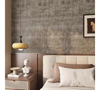 Livelynine Carta da Parati Camera da Letto Colore Bronzo Carta da Parati Autoadesiva Muro Camera da Letto Soggiorno Cemento Marrone Oro 40CMx5M Pellicola Adesiva per Mobili Cucina Cassetti Industrial