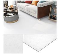 Livelynine Piastrelle Adesive Pavimento Bianco 32-Piastrelle Impermeabile Pavimento PVC Adesivo per Bagno Mattonelle Adesive Pavimento Cucina 30x30CM PVC Adesivo Pavimento Bianco Camera da Letto