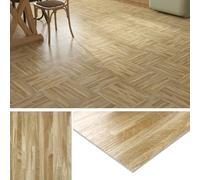 Livelynine Piastrelle Adesive Pavimento Parquet Adesivo Pavimento Legno a Righe 30x30CM 32-Piastrelle Pavimento PVC Adesivo Vinile Cucina Bagno Mattonelle Adesive Pavimento Camera da Letto Soggiorno