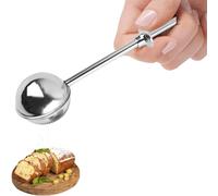 LIVELYPET Spargitore per zucchero a velo, colino per panetteria, dispenser per spolverini con manico a molla, funzionamento con una sola mano, spezie in acciaio inox, colino per zucchero, steamer,