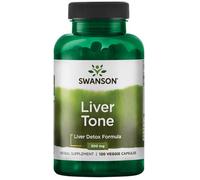 Formula disintossicante per il fegato Swanson Tone, supporto per il fegato, 300 mg, 120 capsule vegetali
