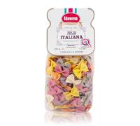 LIVERA - Farfalle 6 Colori, Pasta Artigianale Italiana Colorata, Semola di Grano Duro, Essiccazione Lenta, Pack 9 x 500g, Made in Italy