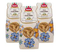 LIVERA- Fusilloni BIO pasta di semola di grano duro biologica, pasta trafilata al bronzo a lenta essiccazione, pasta italiana, lavorazione artigianale, pack da 3 x 500g.