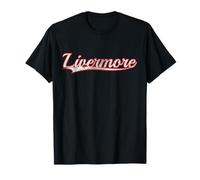 Livermore California Alameda County Vintage Varsity Maglietta