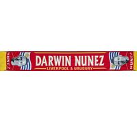 Liverpool Darwin Nunez Giocatore Tessuta Sciarpa - Liverpool & Uruguay