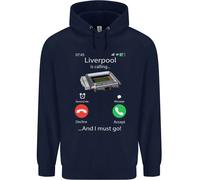 Liverpool È Chiamata Divertente Calcio Bambini Felpa con Cappuccio