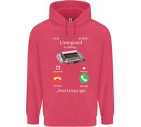 Liverpool È Chiamata Divertente Calcio Bambini Felpa con Cappuccio
