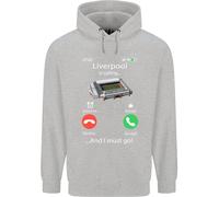 Liverpool È Chiamata Divertente Calcio Bambini Felpa con Cappuccio