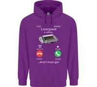 Liverpool È Chiamata Divertente Calcio Bambini Felpa con Cappuccio