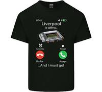 Liverpool È Chiamata Divertente Calcio T-Shirt Bambini Bambine