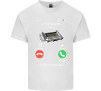 Liverpool È Chiamata Divertente Calcio T-Shirt Ragazzi Ragazze