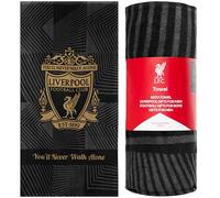 Liverpool F.C. Asciugamano per uomini, donne, ragazzi, 100% cotone, con stemma del calcio, ad asciugatura rapida, telo da bagno per nuoto, palestra, vacanze, doccia, bagno, attrezzatura per tifosi,