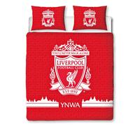 Liverpool FC Tono Set Copripiumino Doppio Calcio Bambini Camera 2-in-1 Disegni