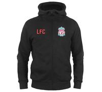 Liverpool FC Felpa con Cappuccio e Zip Intera Pile Ragazzi (GF503)