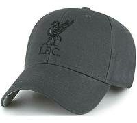 Liverpool FC Grigio Adulto Ricamato Crest Berretto da Baseball Ufficiale Lfc