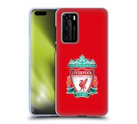 LIVERPOOL FC LFC CREST 1 CUSTODIA COVER MORBIDA IN GEL PER HUAWEI TELEFONI