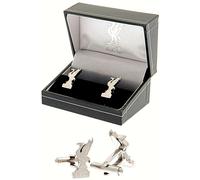 Liverpool FC Liverbird Crest Acciaio da Uomo di Lusso Camicia Gemelli Lfc