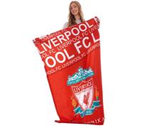 Liverpool FC Pile Coperta Club Crest You'Ll Mai Camminata Alone 100x150cm Rosso