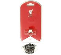 Liverpool FC Placcato Argento Crest Anello UK Taglia Media (U) 19.96mm Lfc